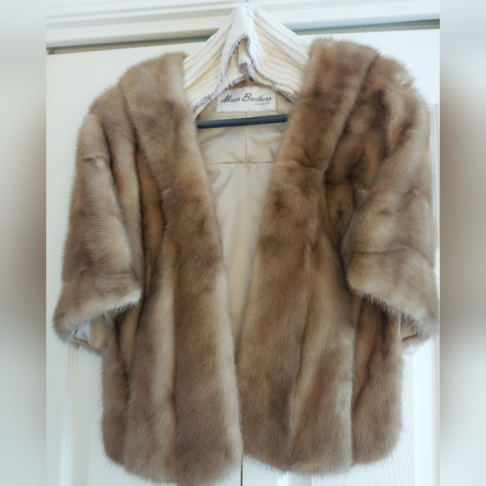 Maas Brothers Mink Fur Stole
